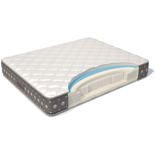 фото Матрас materlux azzuro, 85x195 см, пружинный, бежевый