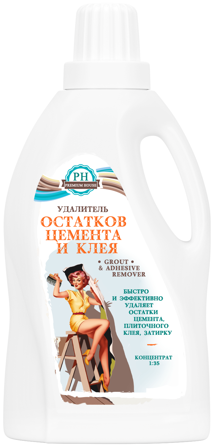 Premium House Cement & Adhesive Remover удалитель остатков цемента и клея 1000 мл