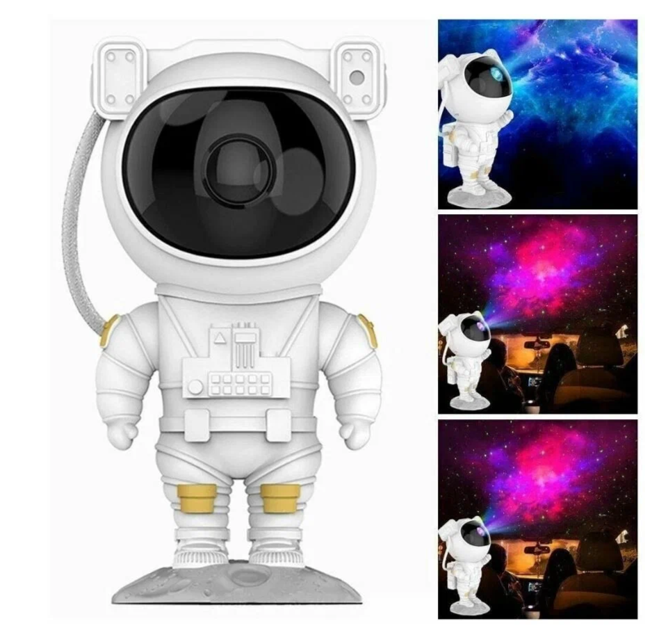 Детский ночник проектор космонавт, лазерный проектор звездного неба, проектор неба для детей - фотография № 3