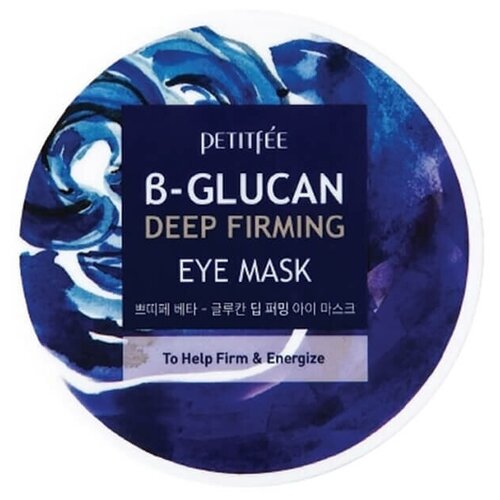 Купить Petitfee Тканевые патчи для кожи вокруг глаз Патчи для глаз B-Glucan Deep Firming Eye Mask, 60 шт.