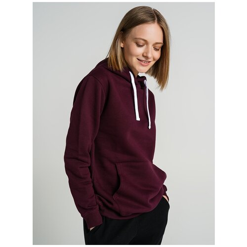 фото Толстовка с капюшоном твое 73786 размер xl, темно-бордовый, women
