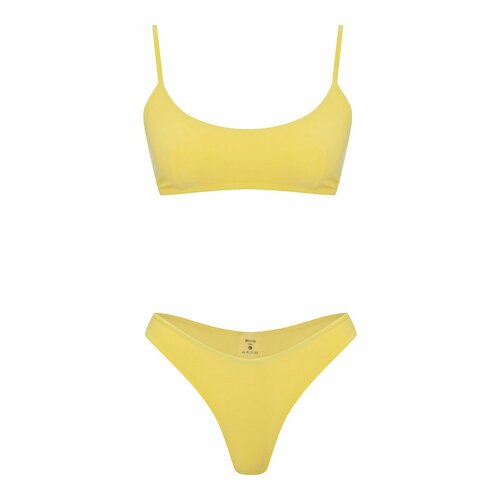 Купальник MOOD swimwear, размер M, желтый купальник mood swimwear размер s бирюзовый