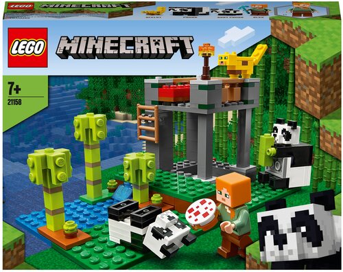 Конструктор LEGO Minecraft 21158 Питомник панд, 210 дет.