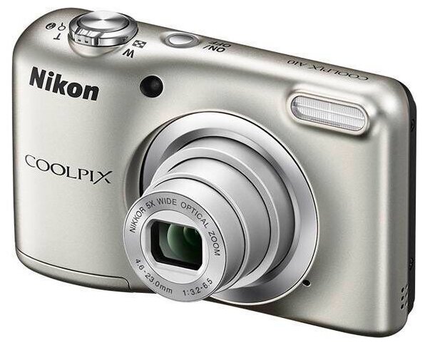 Фотоаппарат Nikon Coolpix A10, серебристый