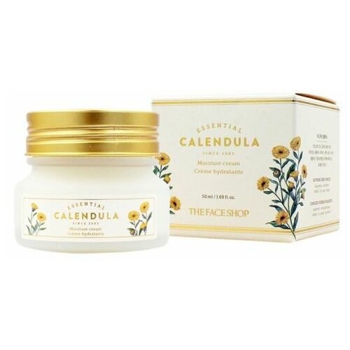 Крем увлажняющий с календулой The Face Shop Calendula Essential Moisture Cream, 50 мл
