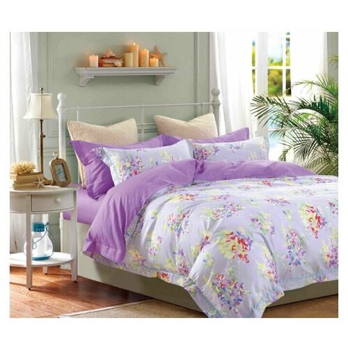 фото Постельное белье евростандарт tango tpig3-1172, сатин, 50 х 70 см фиолетовый