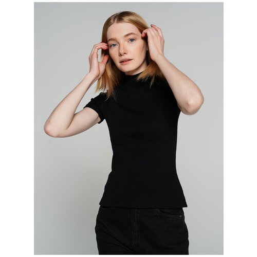 фото Футболка с кор.рукавом твое 76391 размер s, черный, women