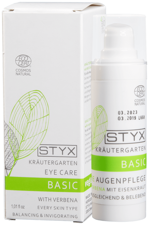 STYX Гель-лифтинг для век с вербеной Krautergarten Eye Care Basic With Verbena, 75 г