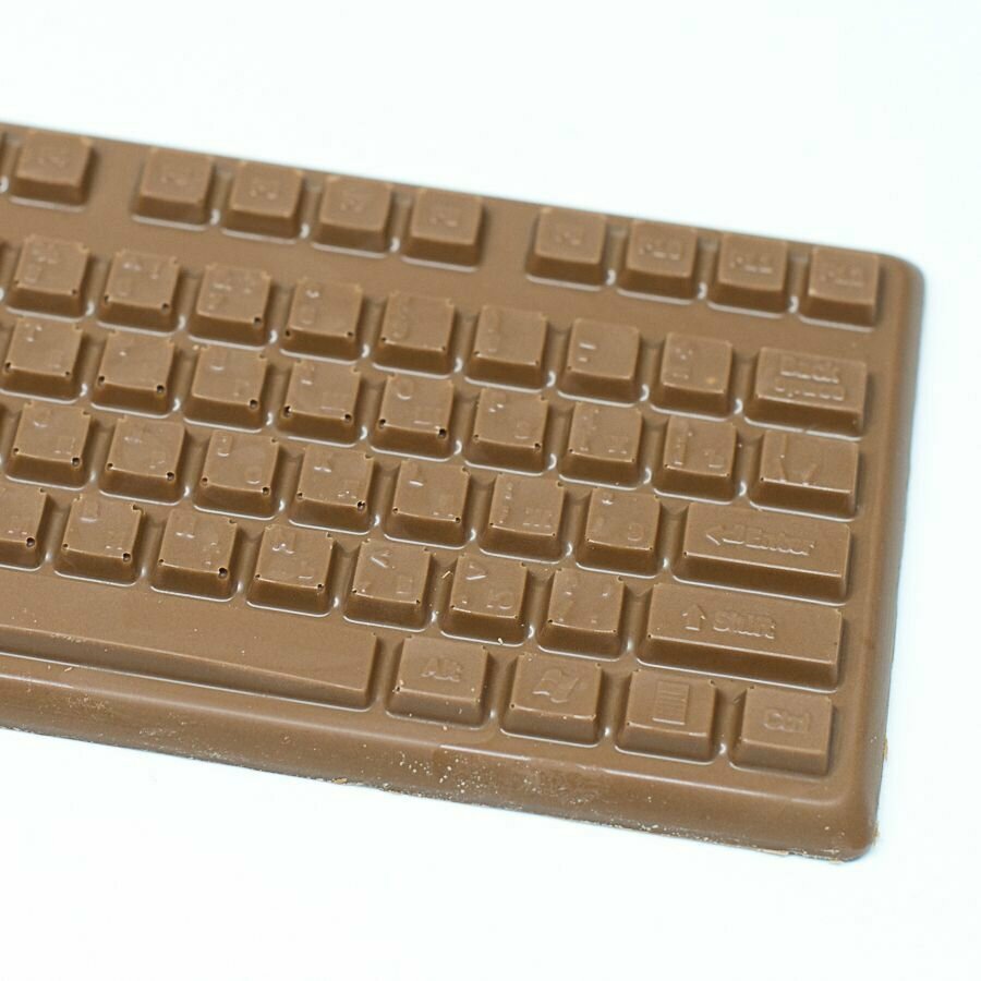 Подарочная шоколадная плитка Frade/Фраде - Плитка Клавиатура (вес-110г) (молочный)