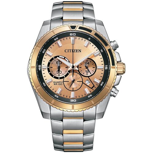 наручные часы citizen basic an3616 75l серебряный золотой Наручные часы CITIZEN Basic AN8204-59X, серебряный, золотой