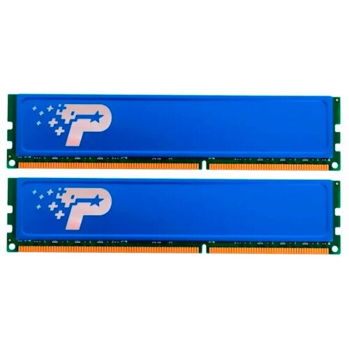 Модуль памяти DDR 3 DIMM 8Gb (4Gbx2) PC10600, 1333Mhz, PATRIOT Signature (PSD38G1333KH) (retail)