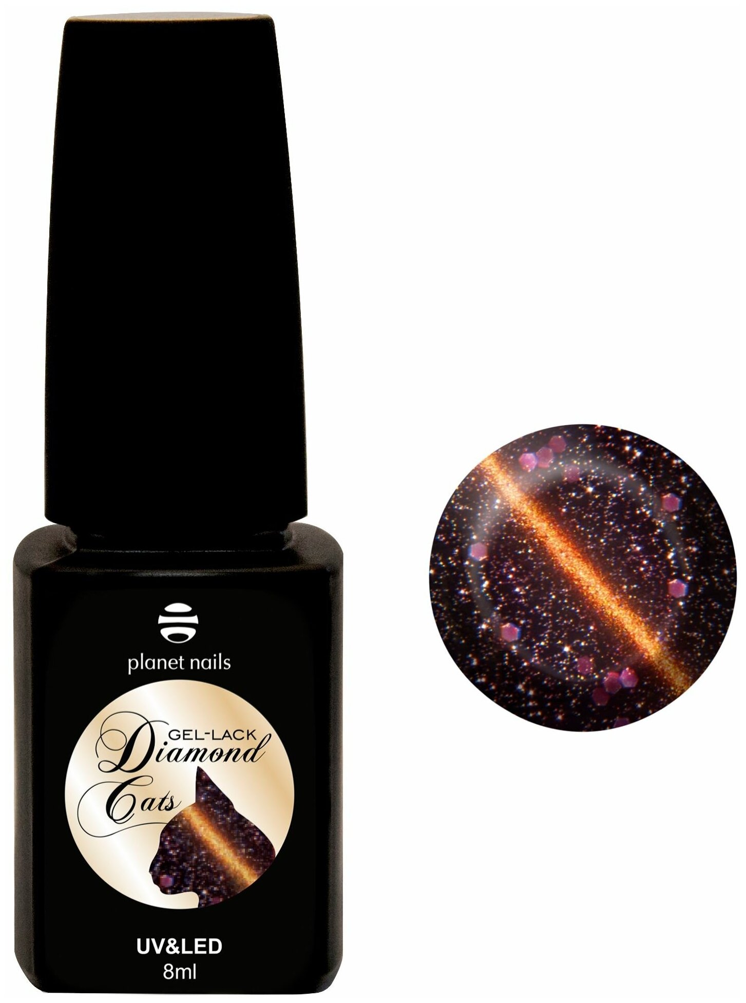 PLANET NAILS, DIAMOND CATS, Гель-лак №765, 8 мл