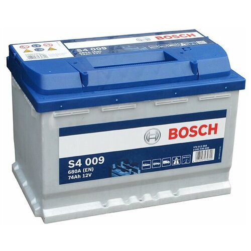 Аккумулятор Bosch S4 009 74 Ач 680А прямая полярность