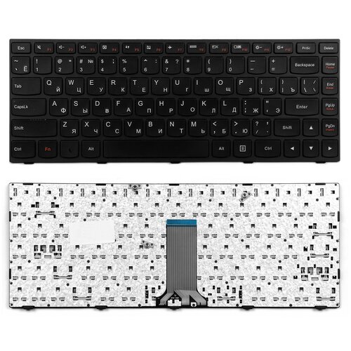 Клавиатура для ноутбука Lenovo IdeaPad G40-70 черная 641₽