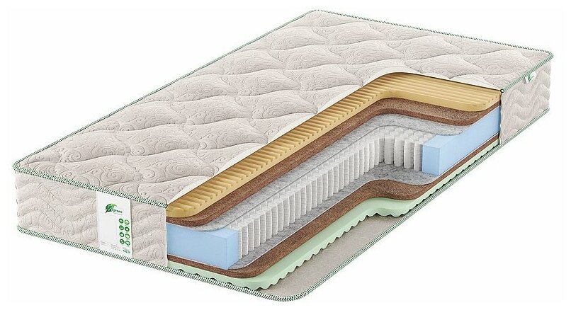 Матрас c независимыми пружинами Agreen Try Santiago 140x190