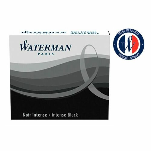 Картридж Waterman International 52011 (S0110940) черные чернила для ручек перьевых (6шт)