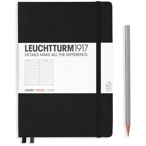 Записная книга Leuchtturm1917 300612 черный A5, 124 листа, черный