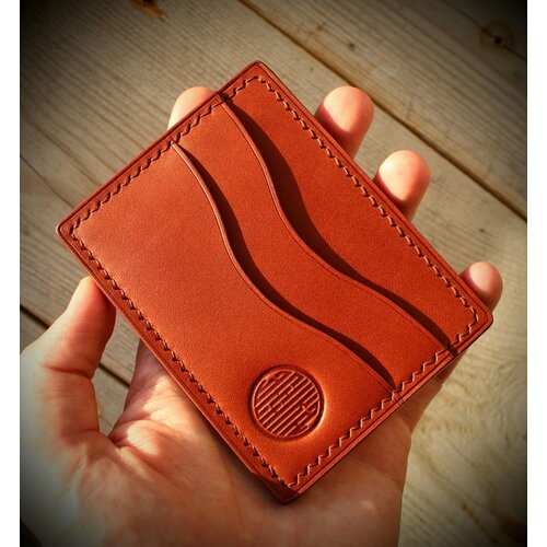 фото Кошелек , фактура зернистая, коричневый деника