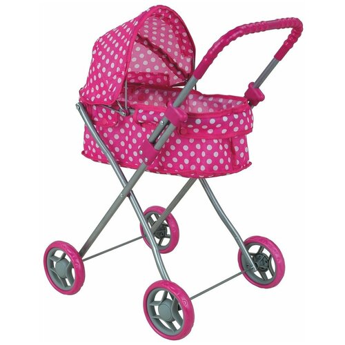 Коляска-люлька Buggy Boom Mixy (8011) розовый/горошек коляска для кукол микси багги бум классическая в п 67x36x5 см