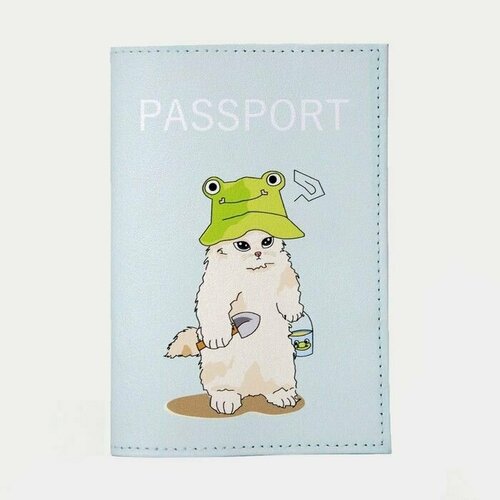 Обложка для паспорта , зеленый обложка для паспорта цвет мятный