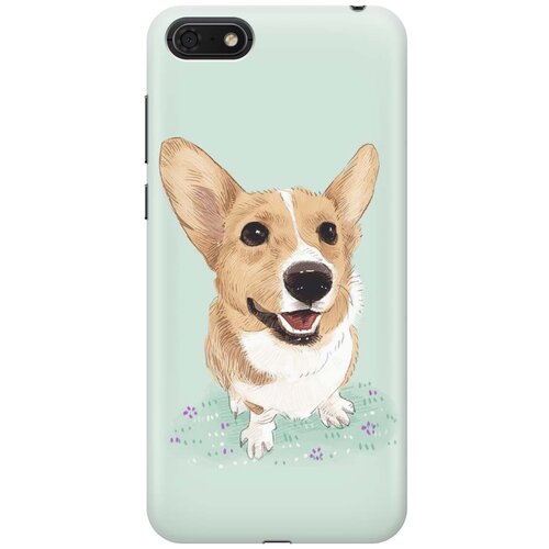 фото Gosso ультратонкий силиконовый чехол-накладка для huawei y5 (2018) / y5 prime (2018) / honor 7s / honor 7a с принтом "корги"