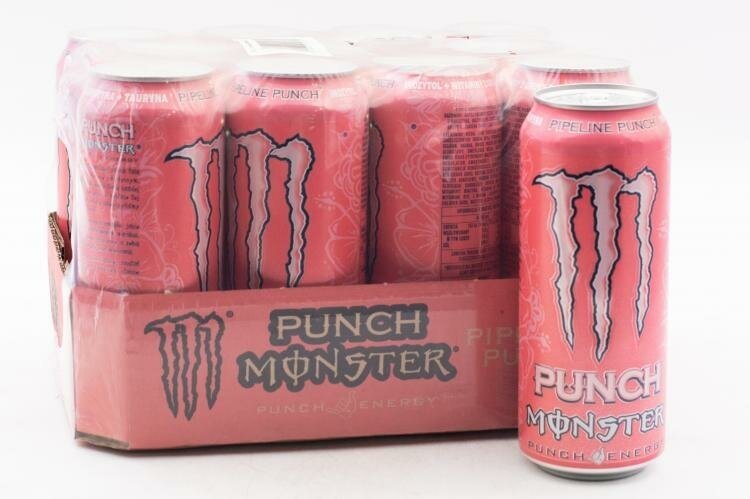 Энергетик Monster Energy Pipeline Punch/Энергетический напиток Монстер Энерджи упак. 12 шт.