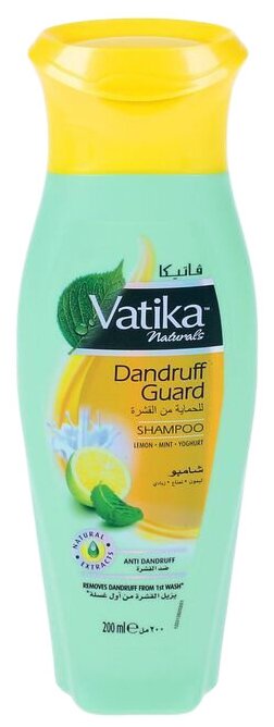 Vatika шампунь Lemon & Yoghurt Dandruff guard, 200 мл