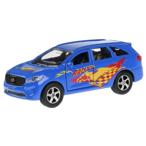 Легковой автомобиль ТЕХНОПАРК Kia Sorento Prime Спорт (SB-17-75-KS-S-WB) 1:132, 10 см, синий