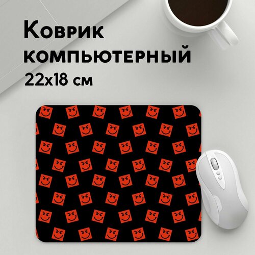 Коврик для мышки прямоугольный 220x180x3мм / Bon Jovi / Рок / BON JOVI HAVE A NICE DAY патте