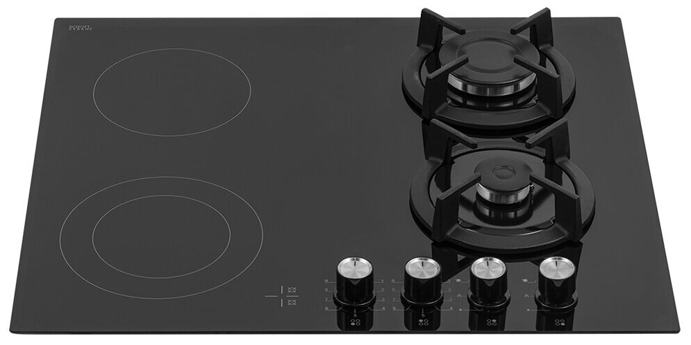 Комбинированная варочная панель Simfer H60N26S516, чугунные решетки, автоподжиг - фотография № 3