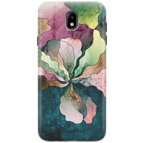 фото Gosso ультратонкий силиконовый чехол-накладка для samsung galaxy j7 (2017) с принтом "прекрасные цвета"