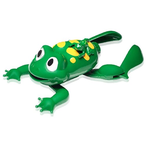 Игрушка для ванной BertToys Лягушонок Шустрик, зеленый