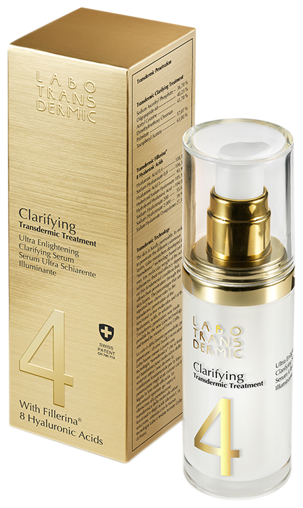 Labo Transdermic 4 Clarifying Ultra enlightening serum Сыворотка для выравнивания тона кожи лица, 30 мл