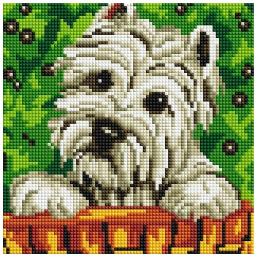 фото Давай играть набор для выкладывания стразами 20х20 белоснежка 470-st-ps