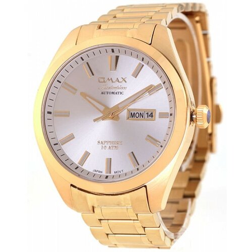 Наручные часы OMAX Часы наручные мужские OMAX OSA001G61I Гарантия 1 год, золотой