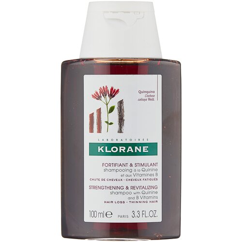 Klorane шампунь Strengthening  Revitalizing Shampoo with quinine and B vitamins, 100 мл
