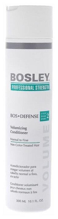 Bosley Кондиционер Воs Defense Volumizing Сonditioner для объема нормальных и тонких неокрашенных волос, 300 мл