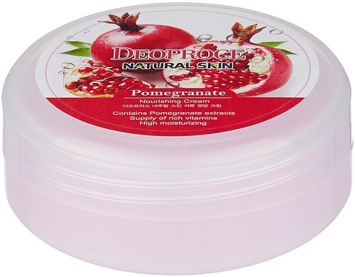 Deoproce Крем для тела Natural Skin Pomegranate Nourishing Cream, 100 мл