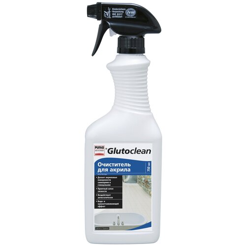 Glutoclean спрей очиститель для акрила, 0.75 л