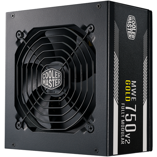 Блок питания Cooler Master MWE Gold 750 V2 Full Modular 750W (MPE-7501-AFAAG) черный BOX блок питания cooler master mwe gold v2 full modular 750w 750вт 120мм черный retail [mpe 7501 afaag eu]