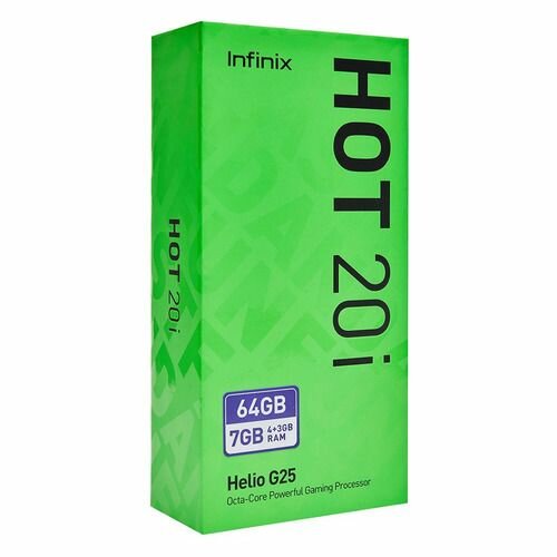 Смартфон INFINIX Hot 20i 4/64Gb, X665E, голубой