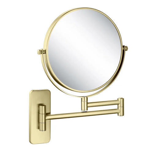 Зеркало косметическое увеличение 5х матовое золото Schein Klimt 9341BG зеркало настенное passo jenga 110х40 матовое золото
