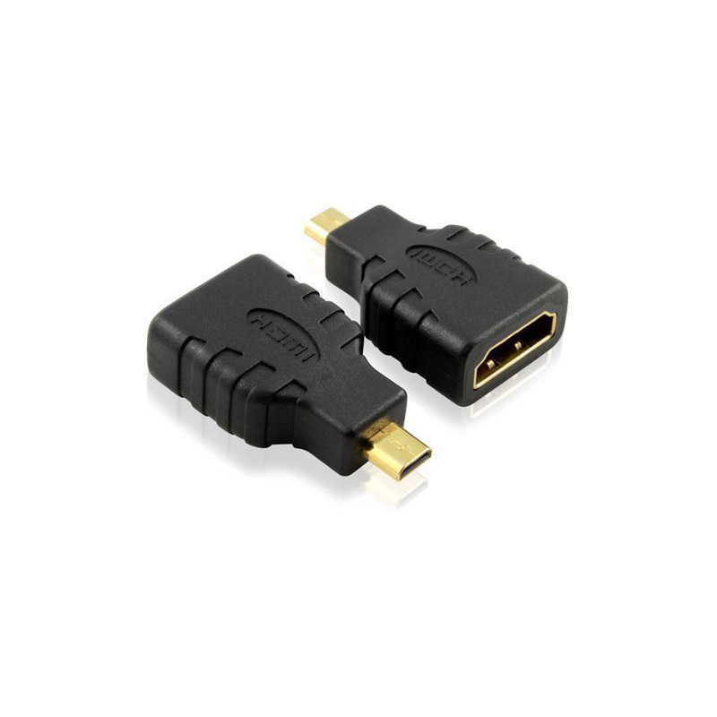 Greenconnect micro HDMI-HDMI Тип D ( micro-HDMI) 19M AM / Тип А 19F AF золотые разъемы