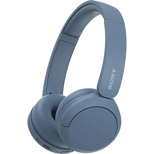 Наушники накладные Sony WH-CH520 синий беспроводные bluetooth оголовье (WH-CH520/L) наушники накладные bluetooth sony wh ch520 black