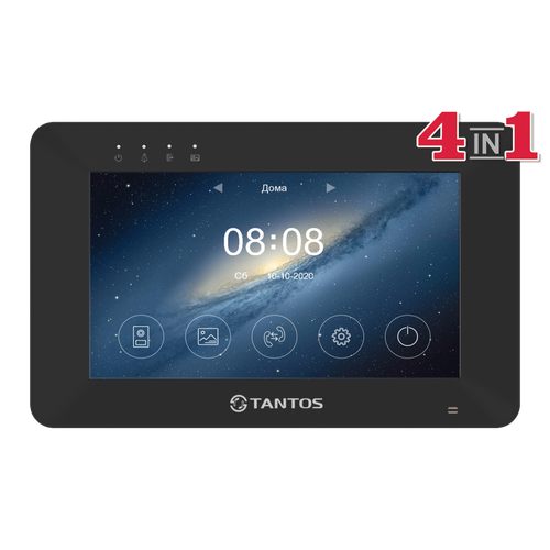 Видеодомофон Tantos Rocky HD Wi-Fi (Black) видеодомофон tantos rocky hd