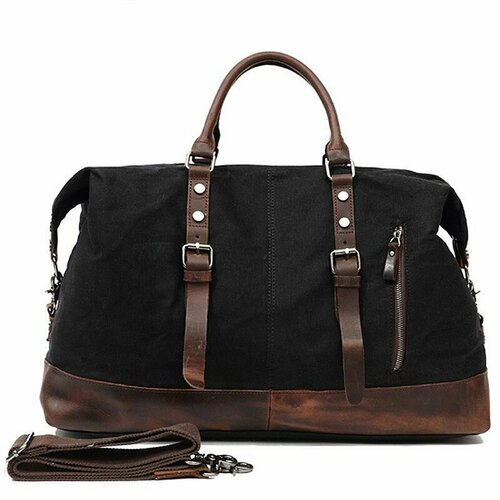 фото Сумка дорожная , 31 л, 23х27х50 см, ручная кладь, черный camelbags
