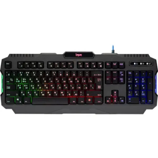 Клавиатура Defender GK-010DL Legion RU, RGB подсветка,19 Anti-Ghost