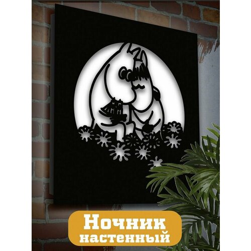 Настенный светильник панно moomin - 1358