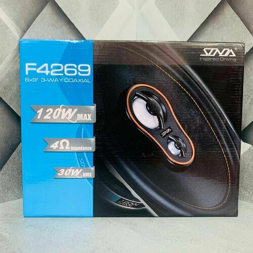 Динамики Sonda F4269 120w 6x9 619900₽