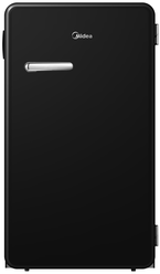 Холодильник Midea MDRD142SLF30, ретро, черный